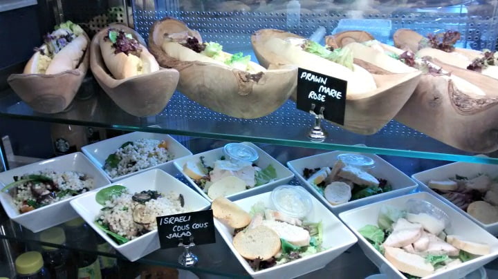 Lunch options at the Courtyard Cafe at Alnwick Castle