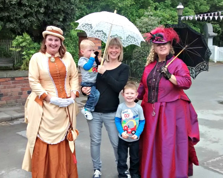 Meeting the people who live in Blists Hill Victorian Town!
