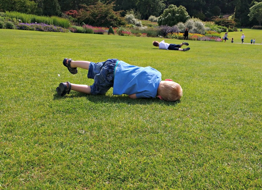 Rolling down a hill!!