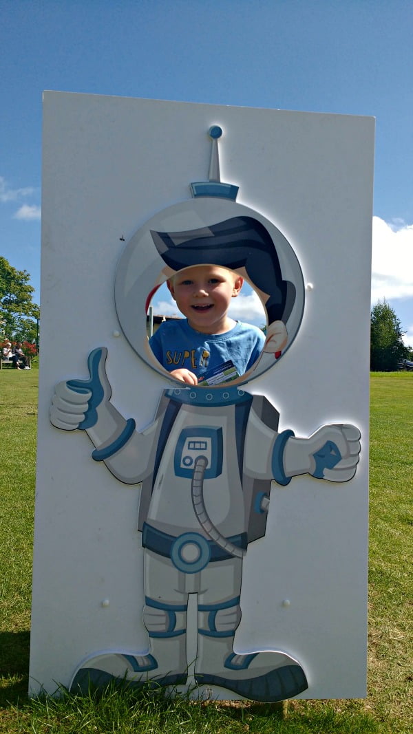 Being a space man!