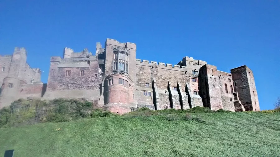 Bambrugh Castle - things to do in Northumberland with a toddler