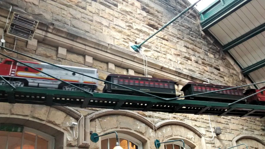 Train at Barter Books