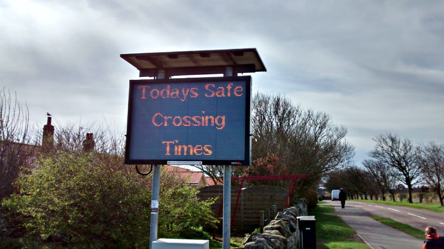 Causeway to Lindisfarne