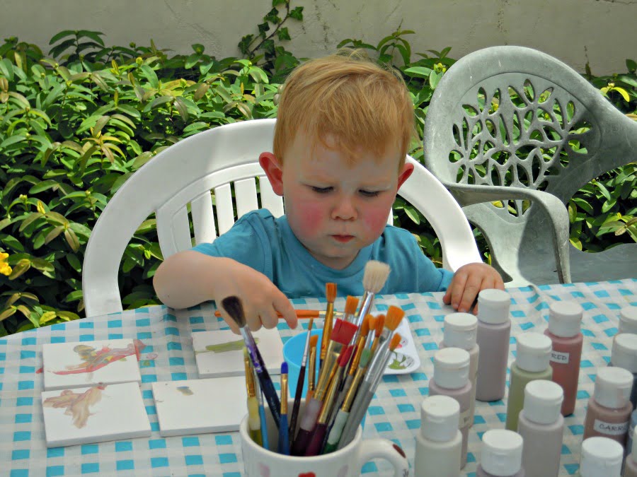 Pottery Painting at Grange Du Moulin