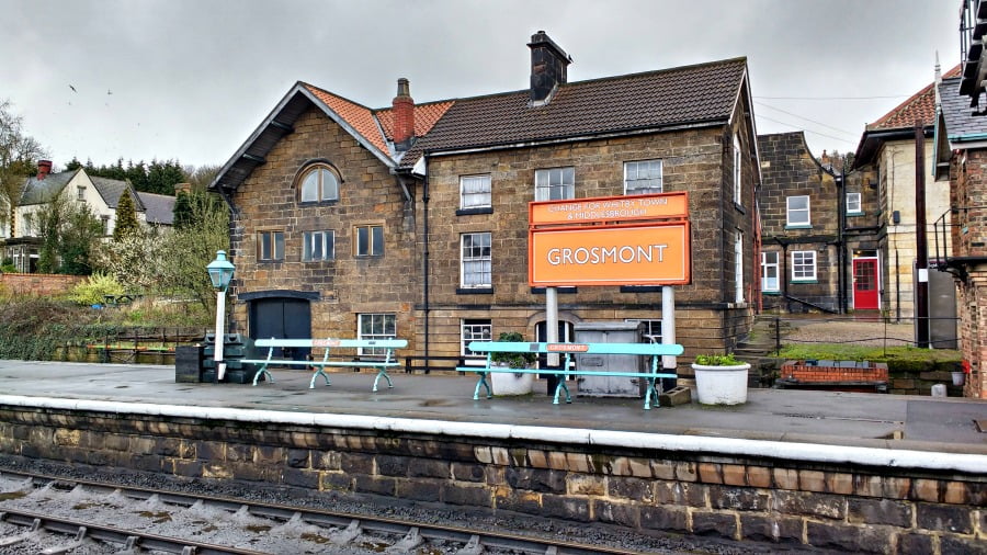 Grosmont Station on the North York Moors Railway