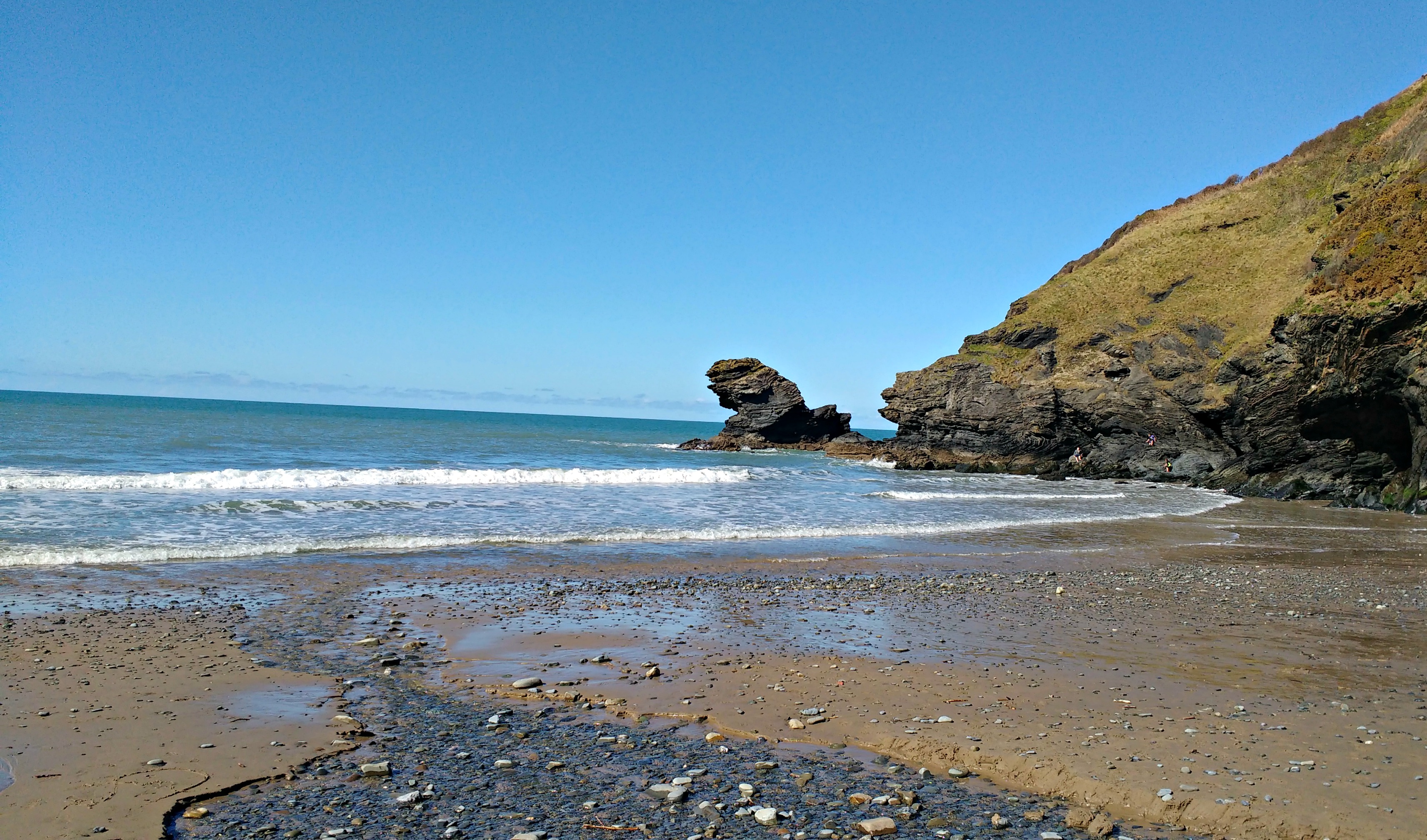 Llangranog Beach