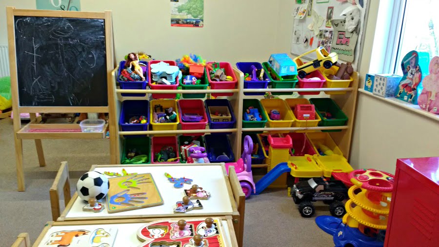 The playroom at Clydey Cottages in Pembrokeshire