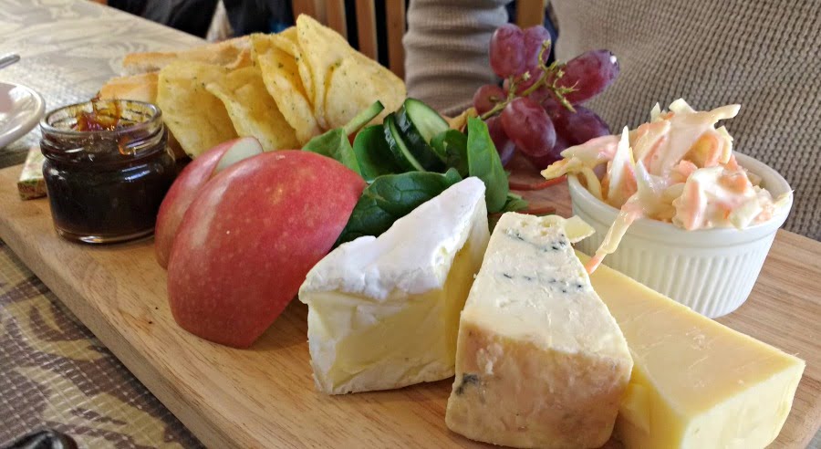 A ploughmans from the Cafe at Castell Henllys