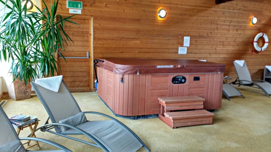 The sunbeds at Clydey Cottages in Pembrokeshire