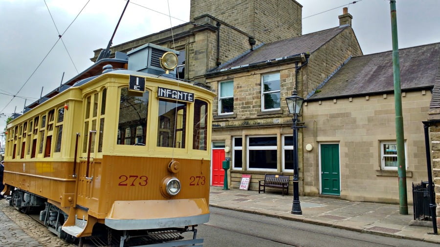 Another beautiful tram at Crich Tramway Village