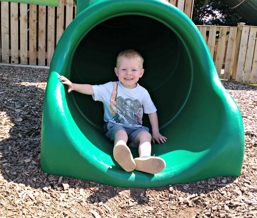 The Corn Snake Tower Slide At The York Maze