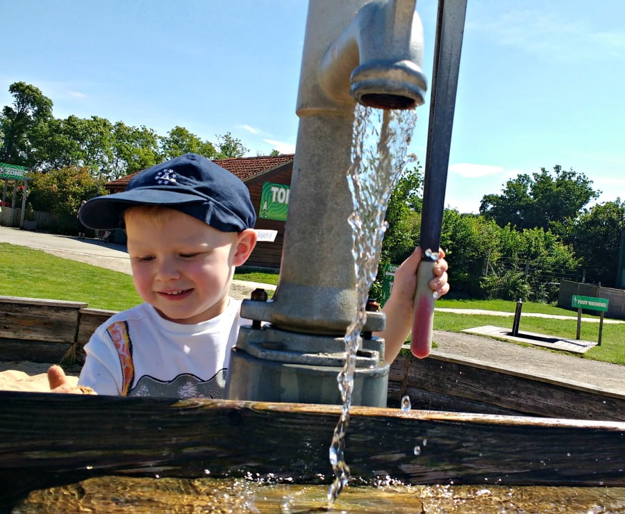 The Sand and Water Play at the York Maze