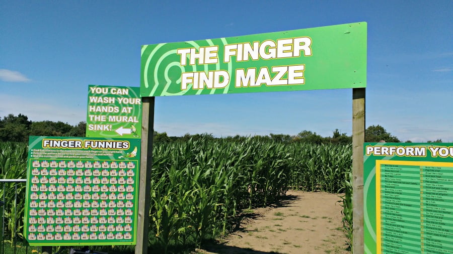 The Finger Find Maze