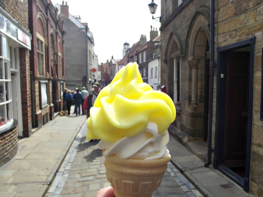 The famous lemon top ice cream