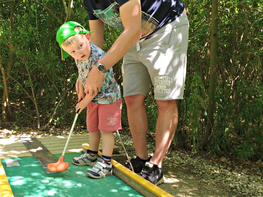 Mini Golf at the York Maze