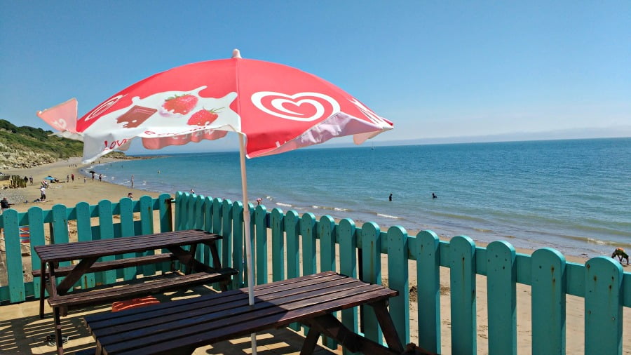 The Beach Cafe at Whitecliff Bay