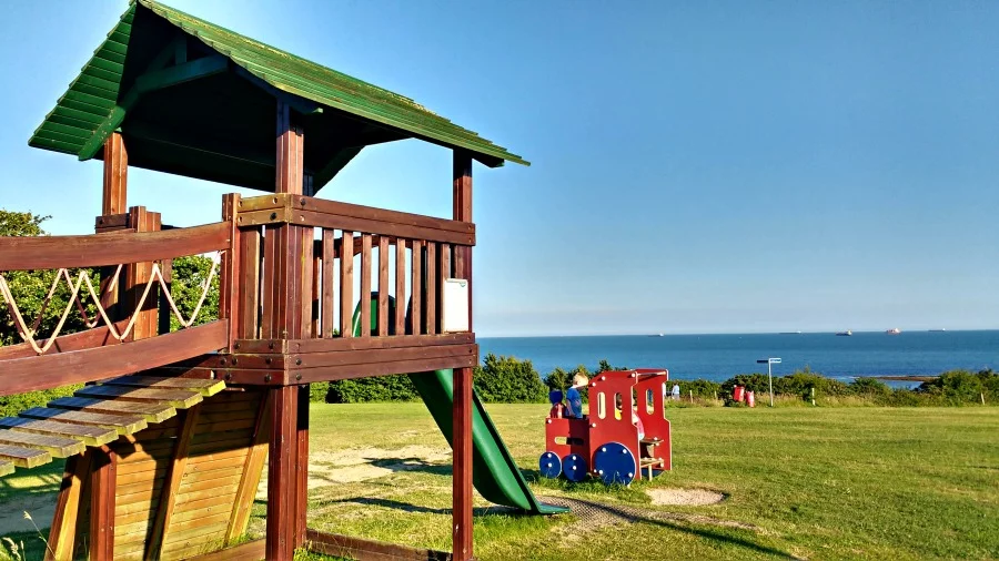 A Playground with at Whitecliff Bay: A baby and toddler friendly holiday park in the Isle of Wight