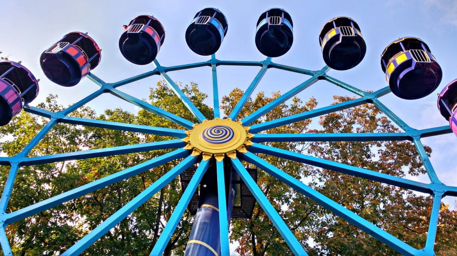 The ferris wheel at Duinrell