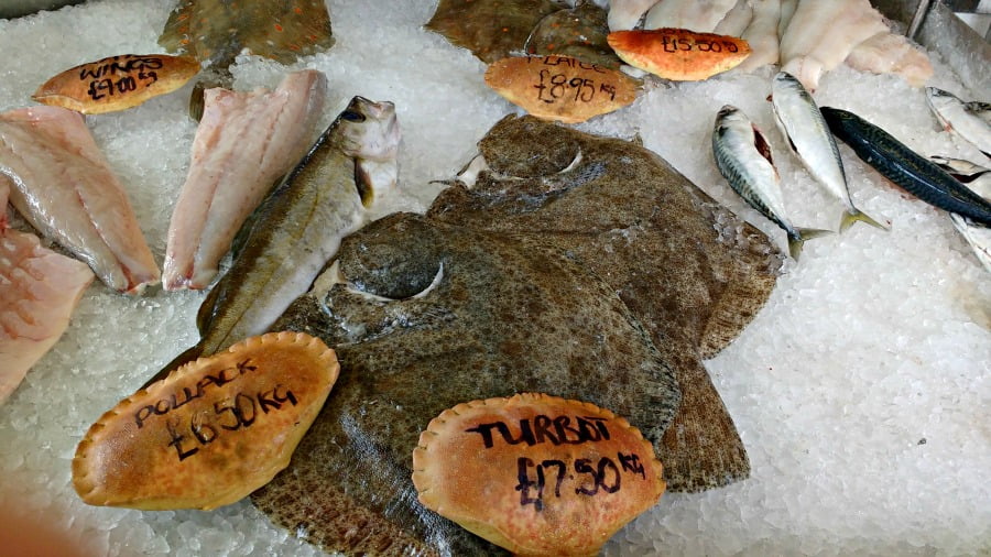 Fresh fish from the Ventnor Haven Fishery