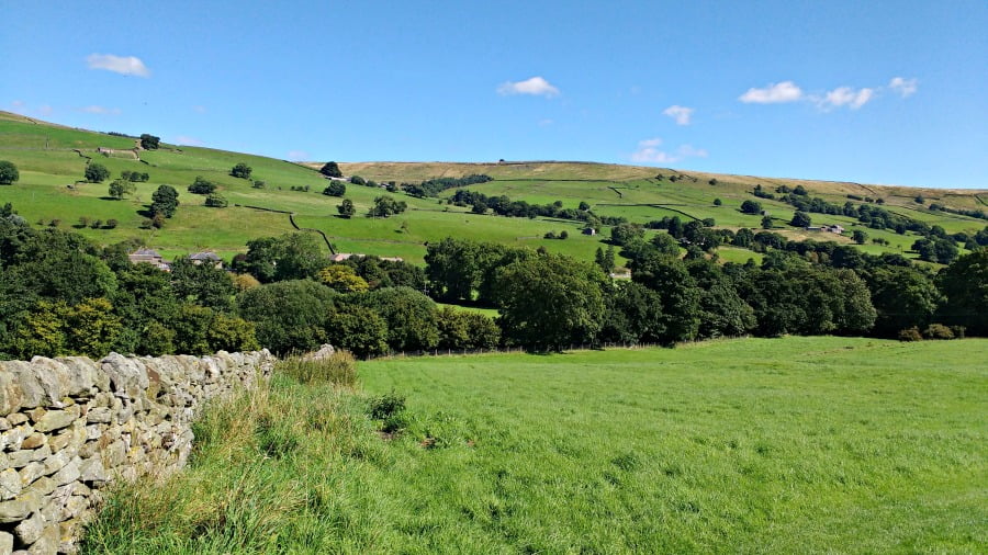 Beautiful scenery at the Studfold Adventure Trail