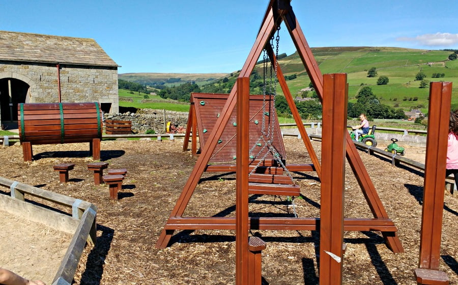 The playground at the Studfold Adventure Trail
