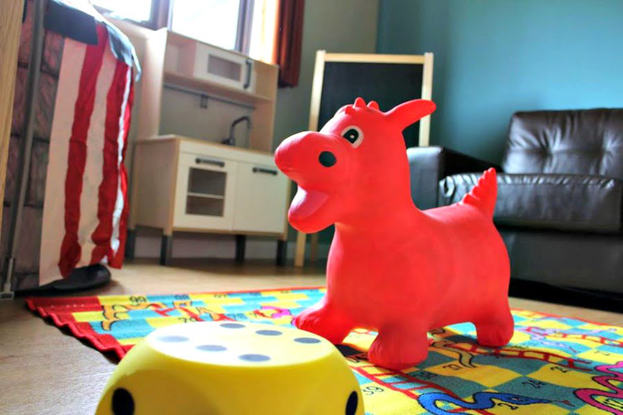 The playroom at the St Davids Lodge