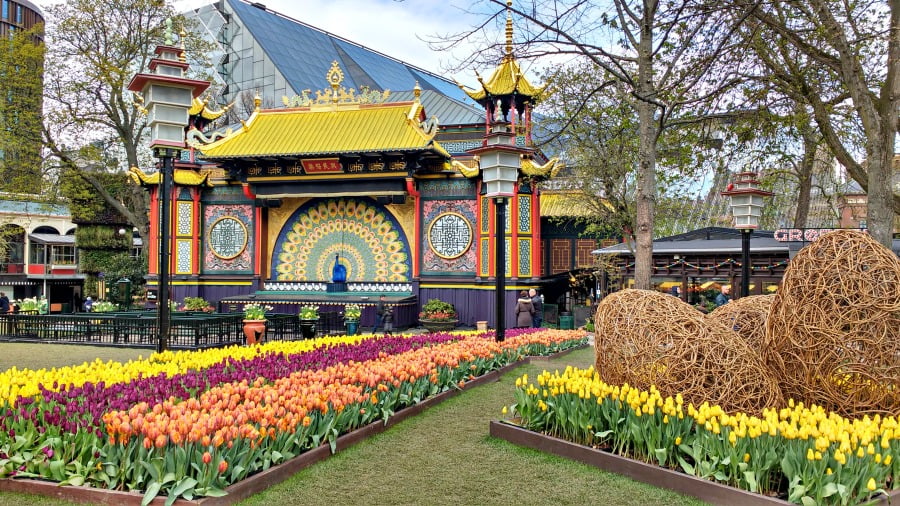 Bulbs at the Tivoli Gardens