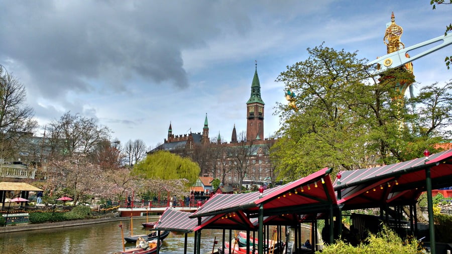 The Tivoli Gardens with toddlers