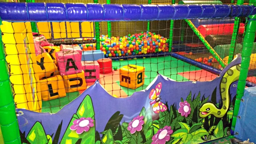 Baby area at Monky Tonky soft play