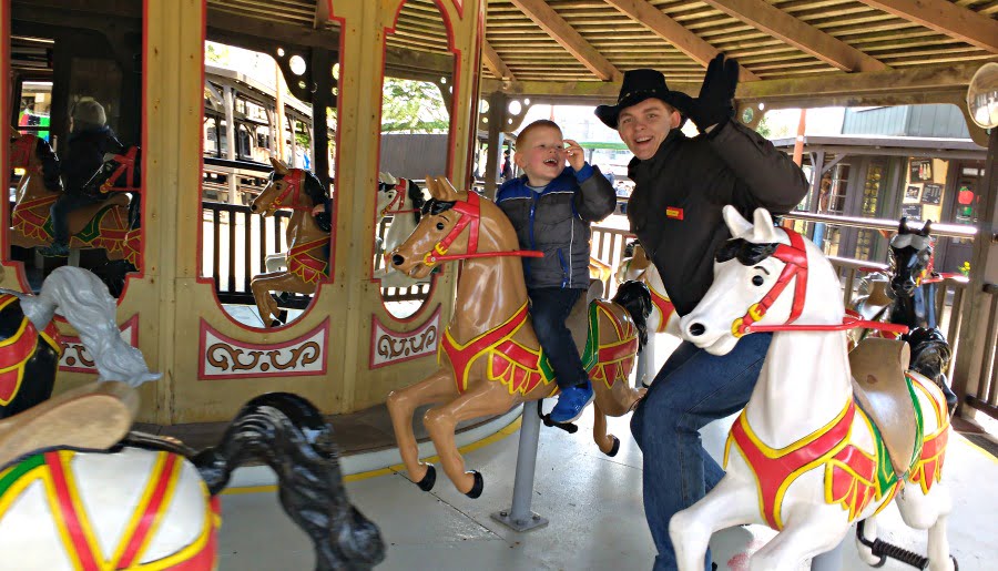 Carousel at Legoredo Town at Legoland Billund