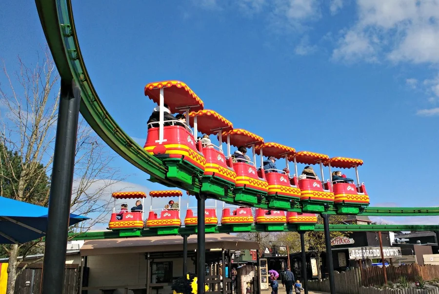 Monorail at Legoland Billund