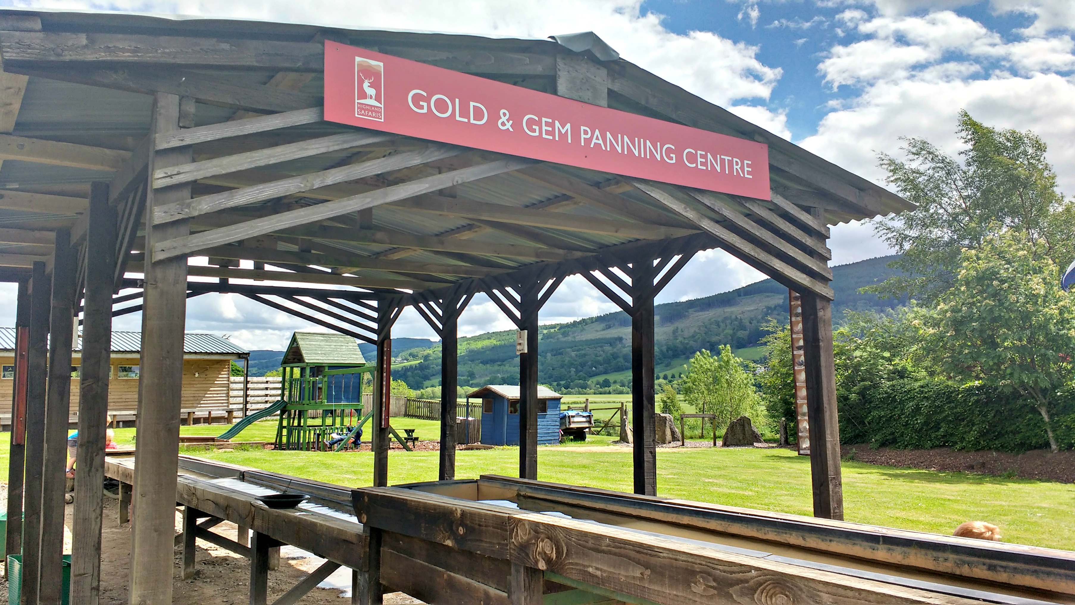 Gold Panning at Highland Safaris