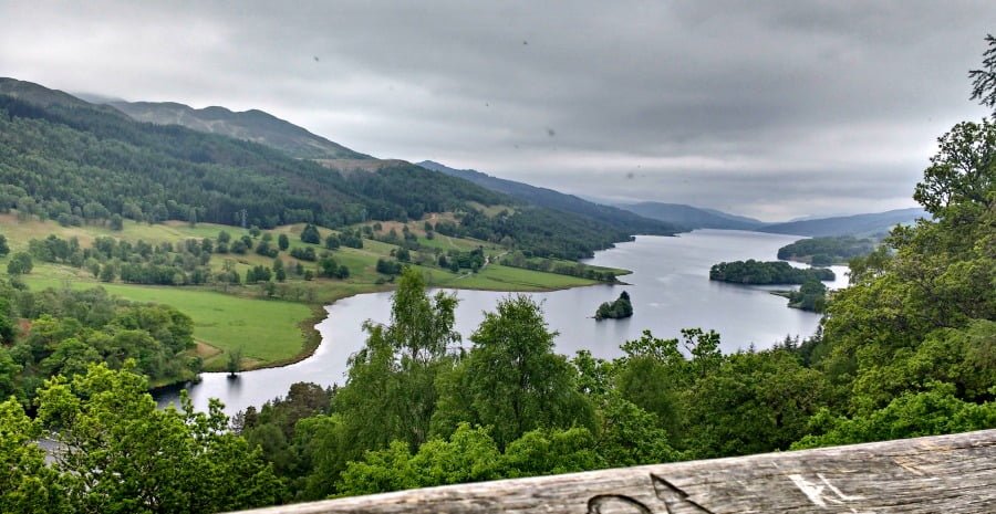 Queens View at Loch Tummel