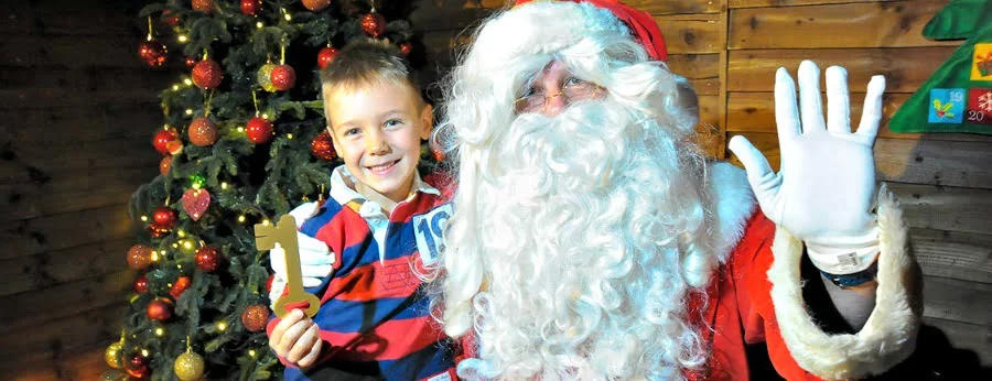Santa Spectacular at Willow Adventure Farm - place to take a toddler to see Father Christmas