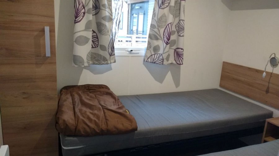 Twin Bedroom in a Eurocamp Avant