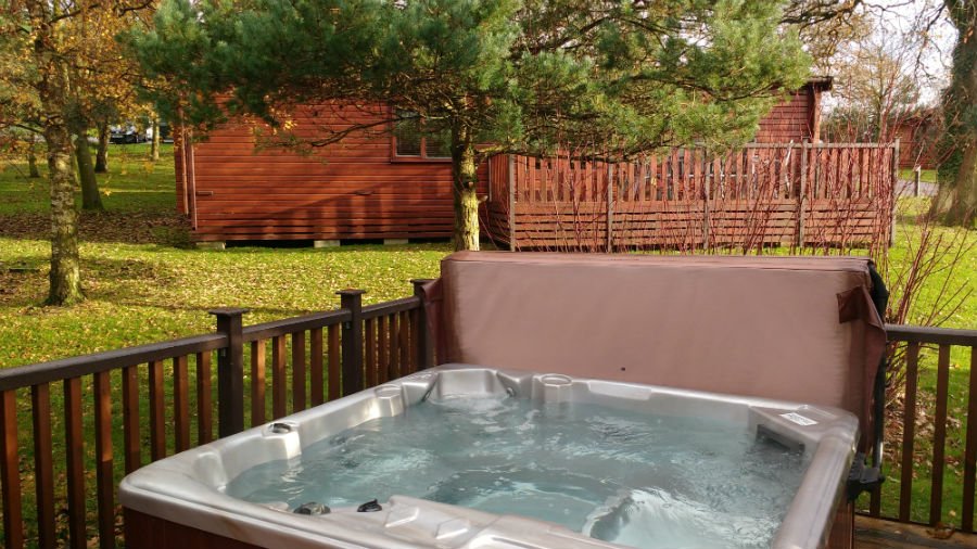 Hot tub at Sandybrook Country Park