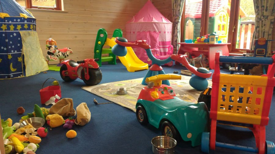 Toddler soft play at Sandybrook Country Park