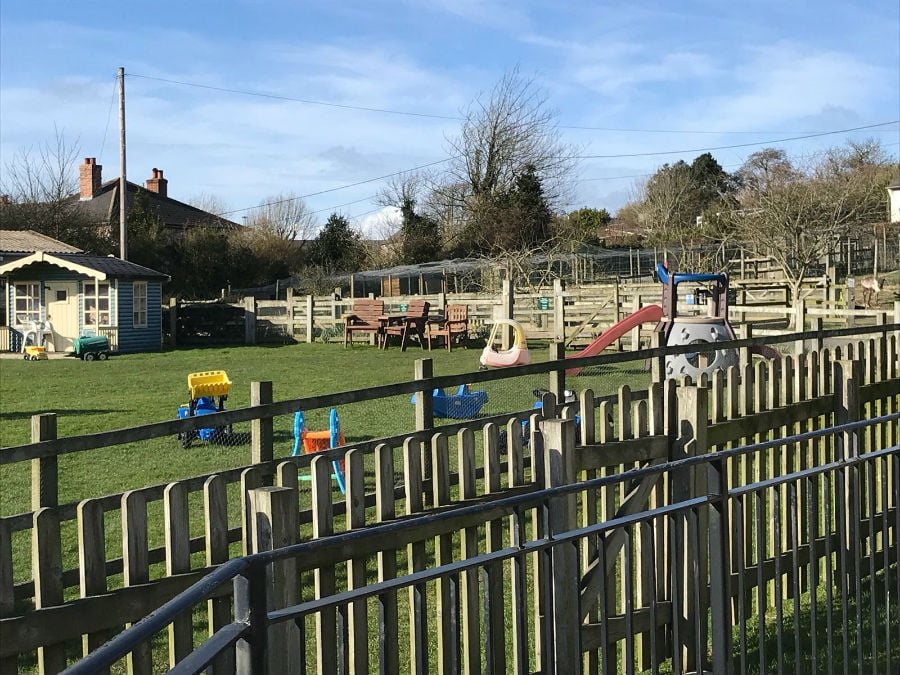 Play area at Nettlecombe Farm