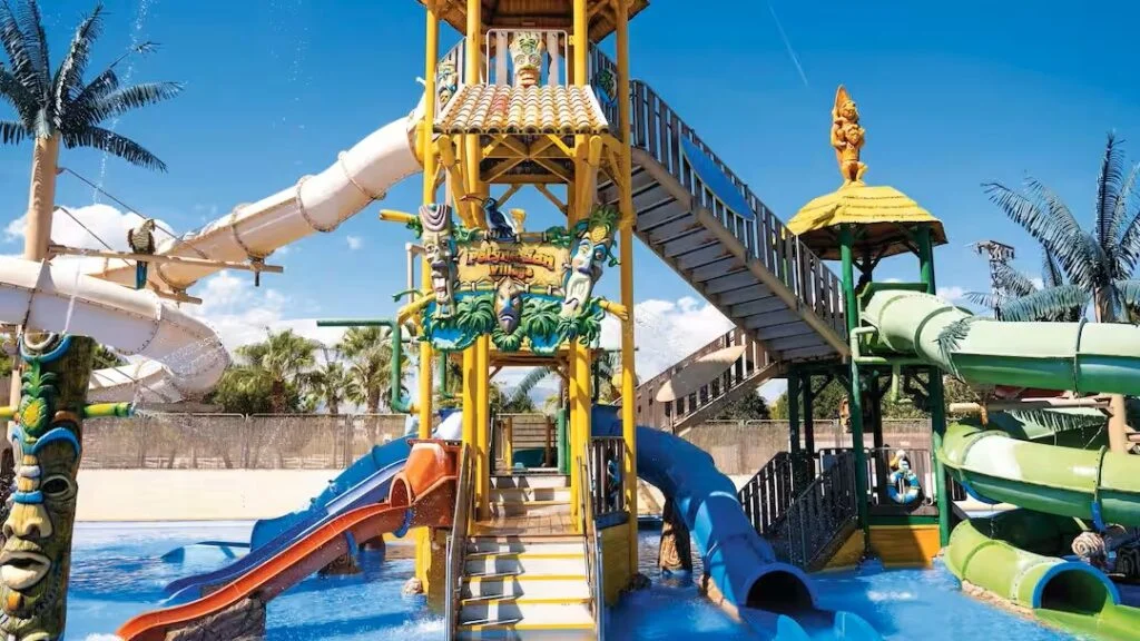 hotel with a waterpark