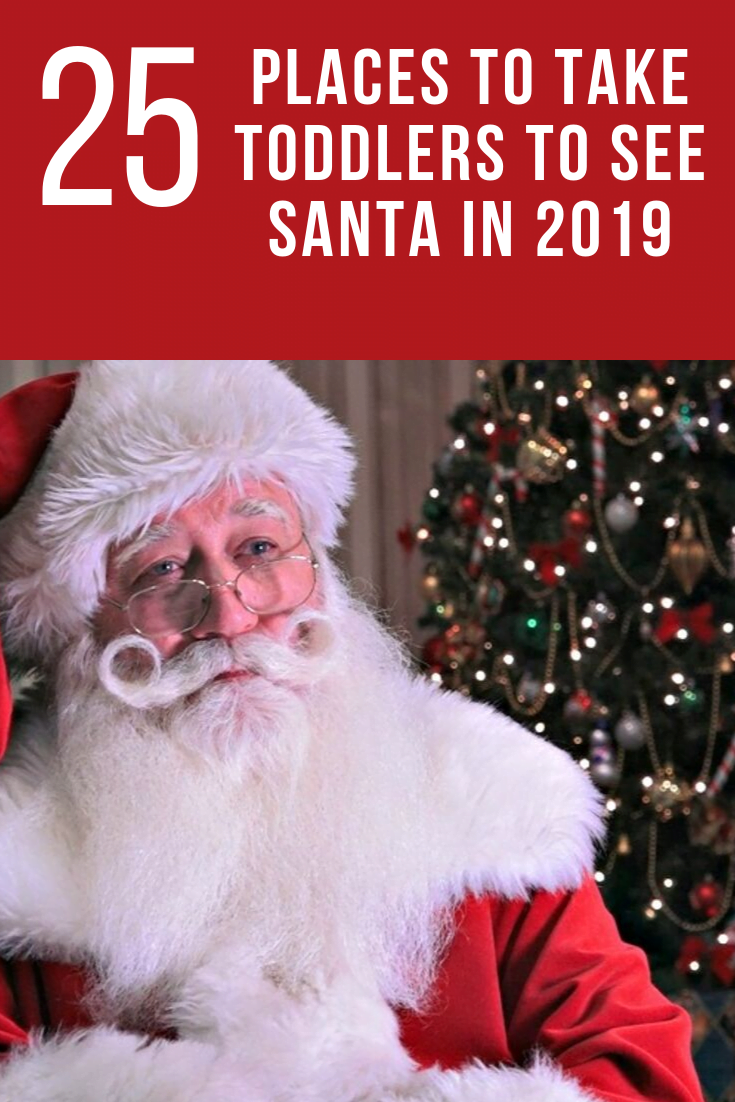 places to take toddlers to see santa 2019