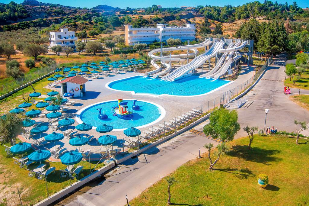 toddler friendly hotel in rhodes with a waterpark