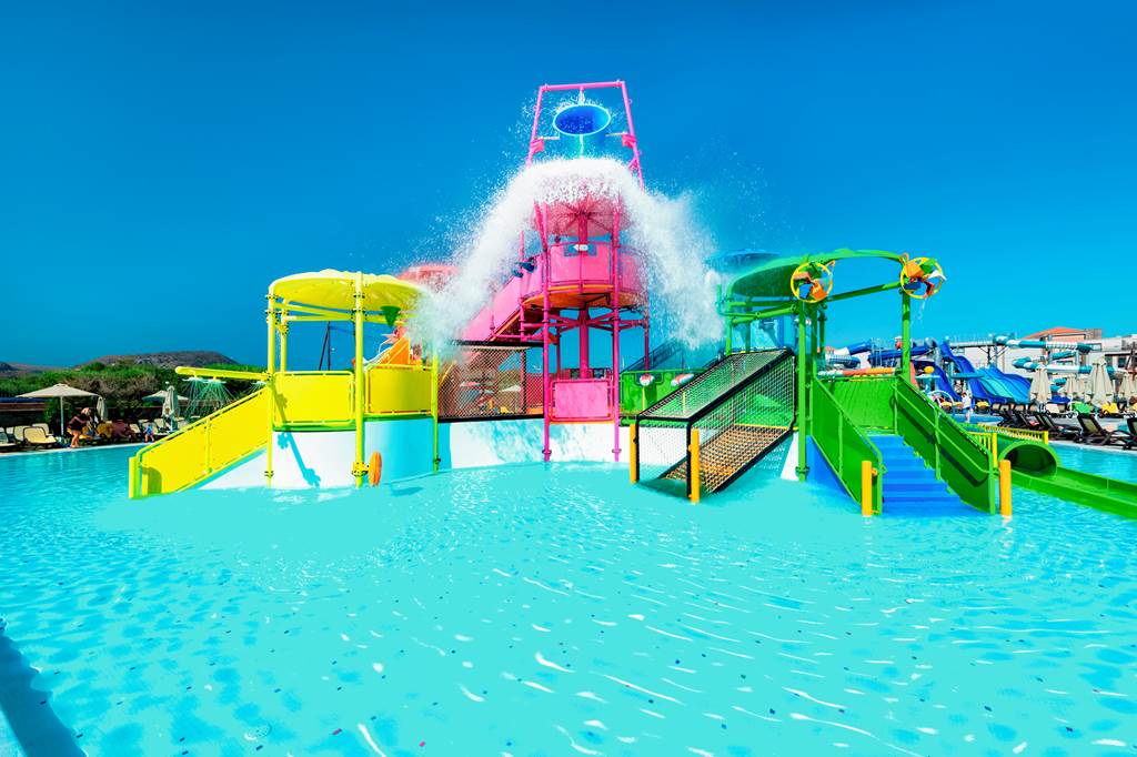 toddler friendly hotel in crete with a waterslide