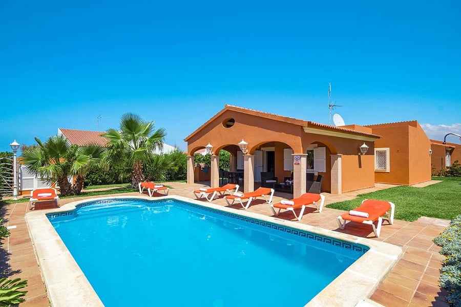 baby and toddler friendly villa in menorca