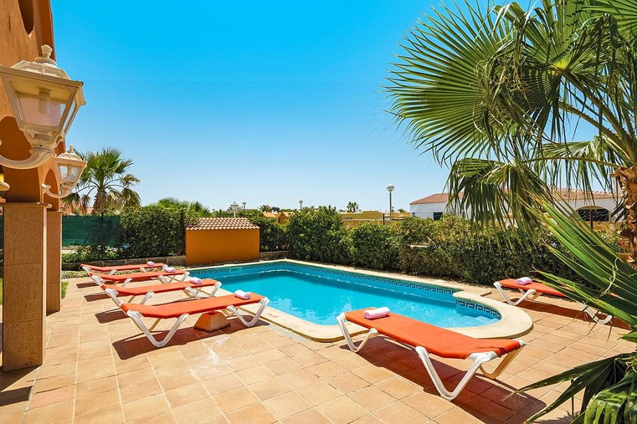 baby and toddler friendly villa in menorca