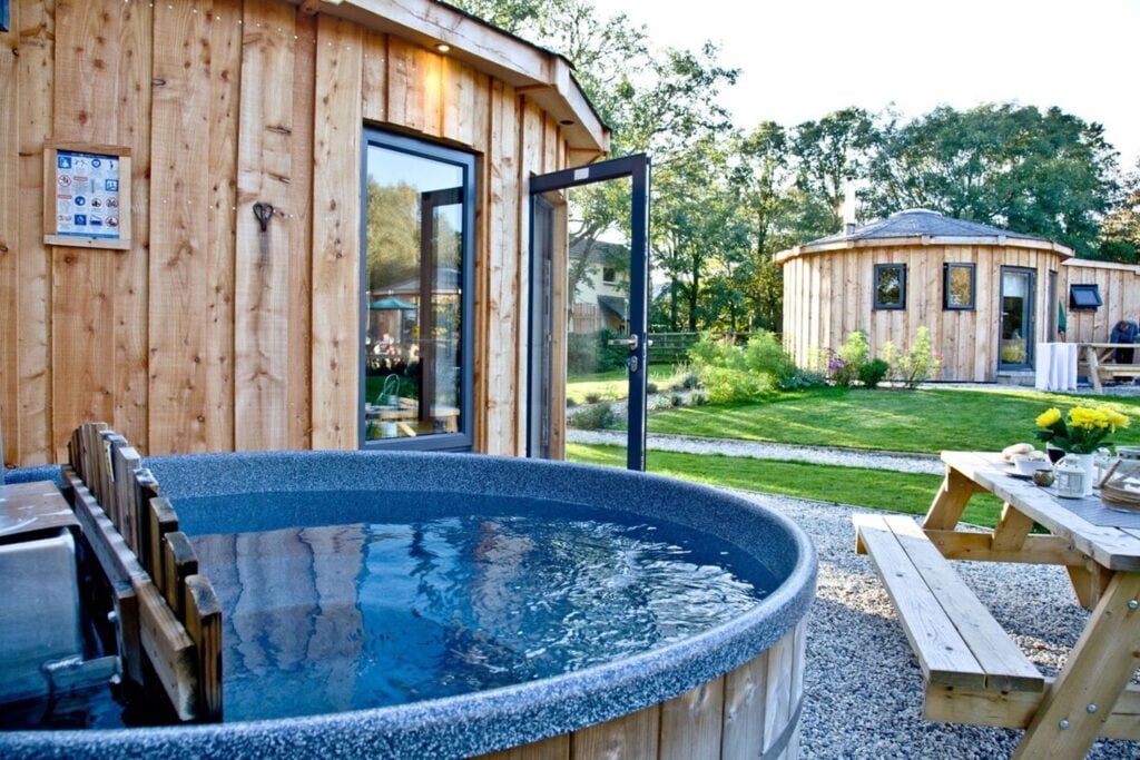 family friendly yurt in cornwall