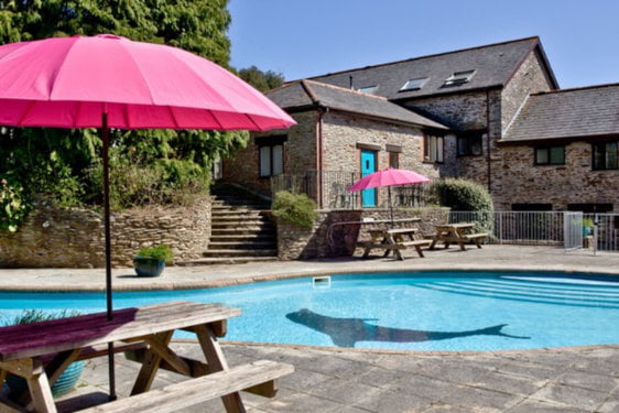 toddler friendly cottage in devon with indoor and outdoor swimming pool
