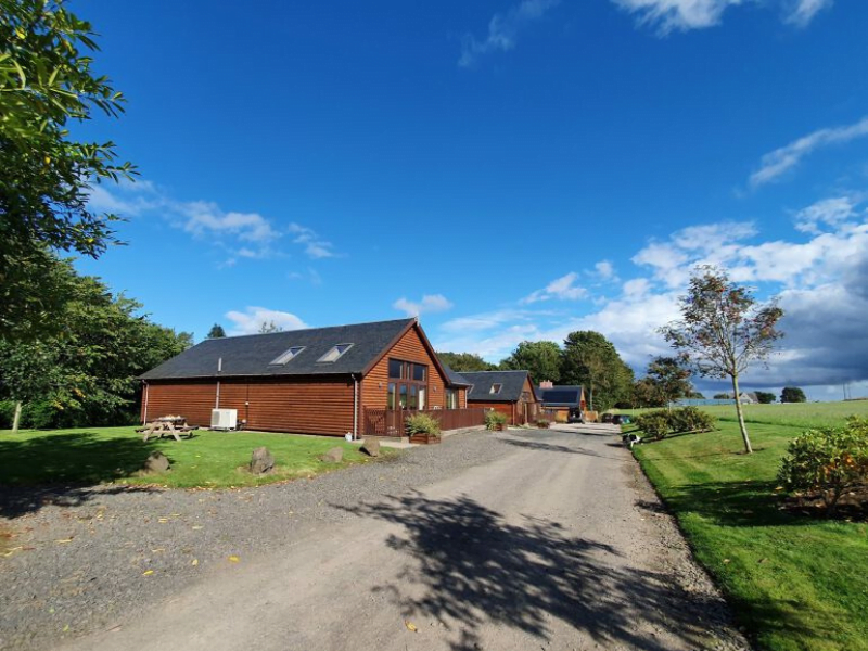 baby and toddler friendly log cabin in scotland