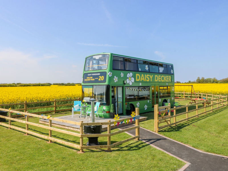 converted bus in yorkshire