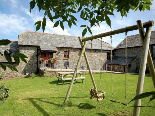 baby and toddler friendly cottage in cornwall with an indoor playbarn