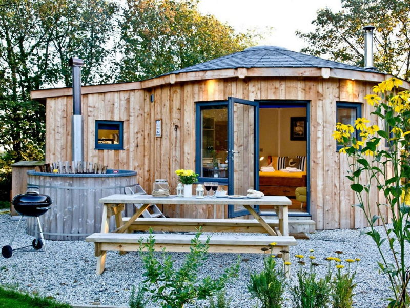 family friendly yurt in cornwall